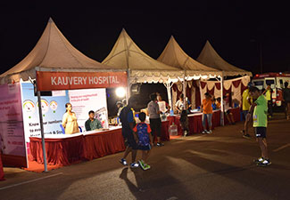 Health emergency team at Teenduruns Chennai Express 5K Marathon| Kauvery Hospital Chennai